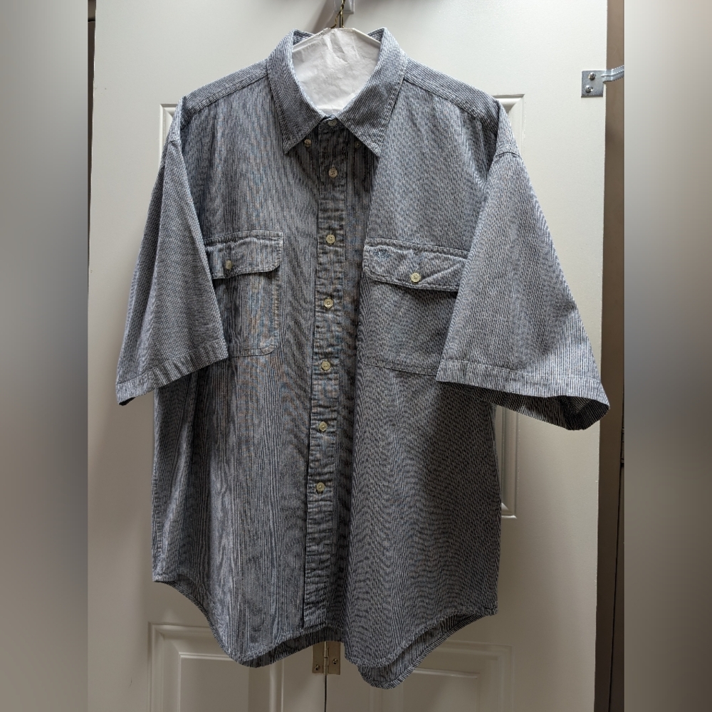 Docker Men's Casual Button Down Shirt